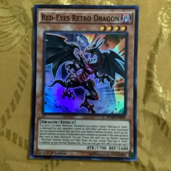 Yugioh Card Red-Eyes Retro Dragon - Picture 2 of 3